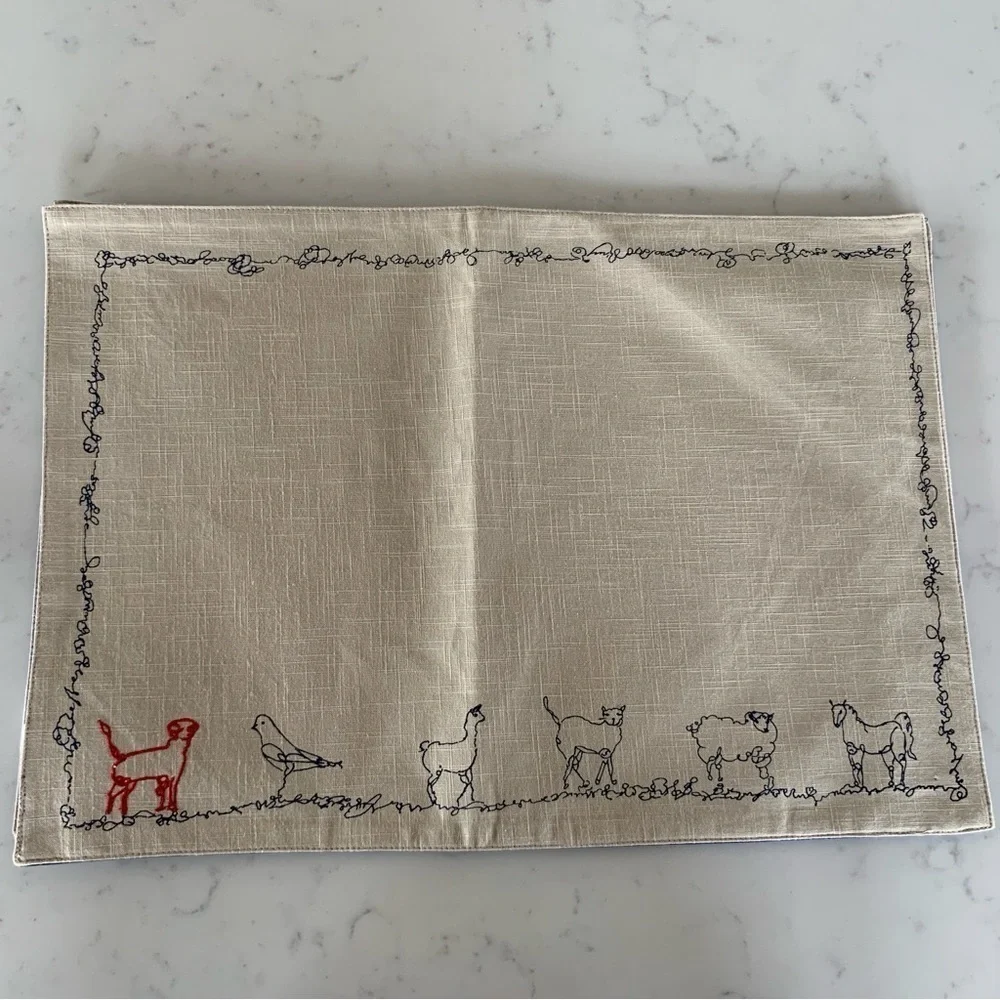 Ellen Degeneres Town & Country Living Placemats Set‎ of 4